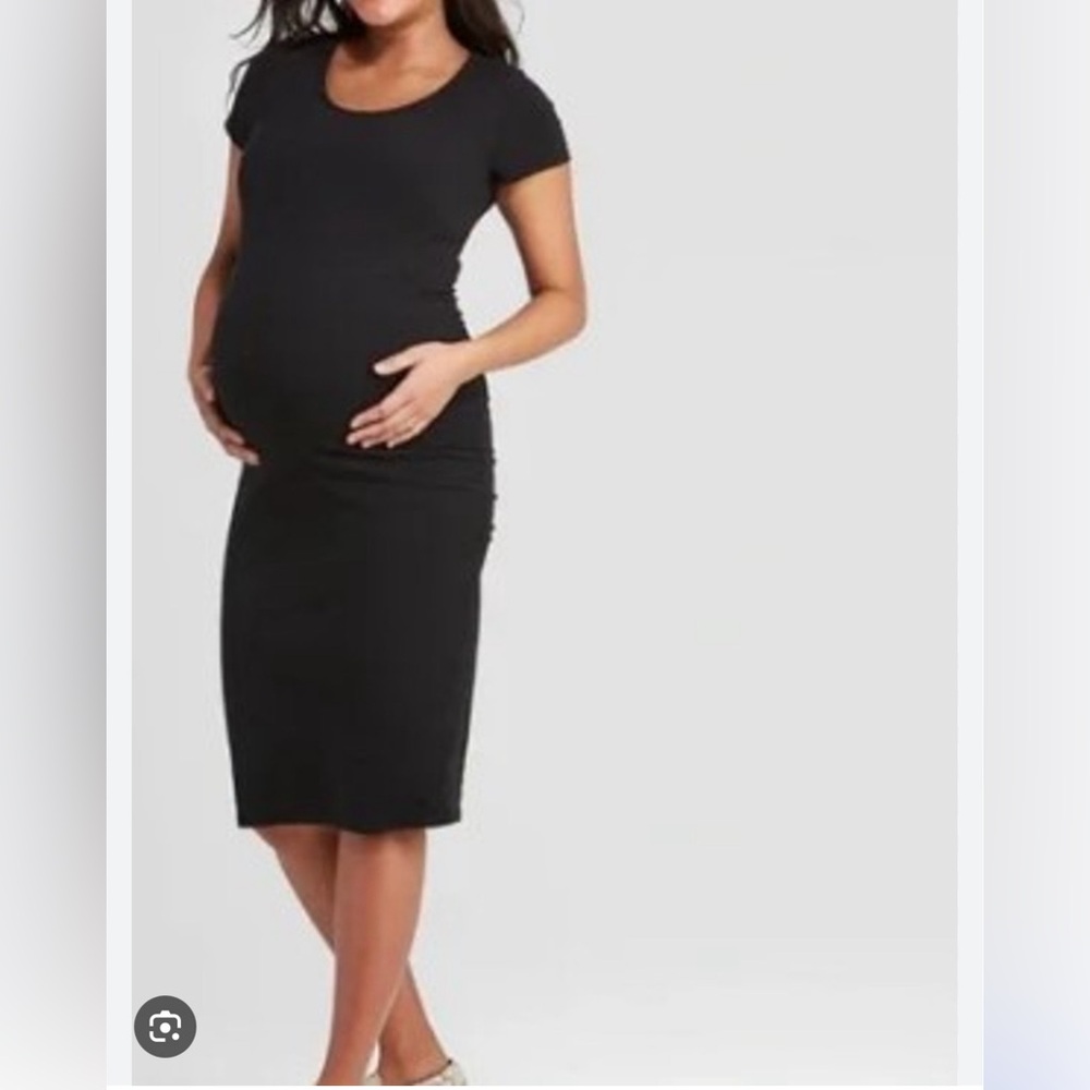Short Sleeve Essential T-Shirt Maternity Dress - Isabel Maternity